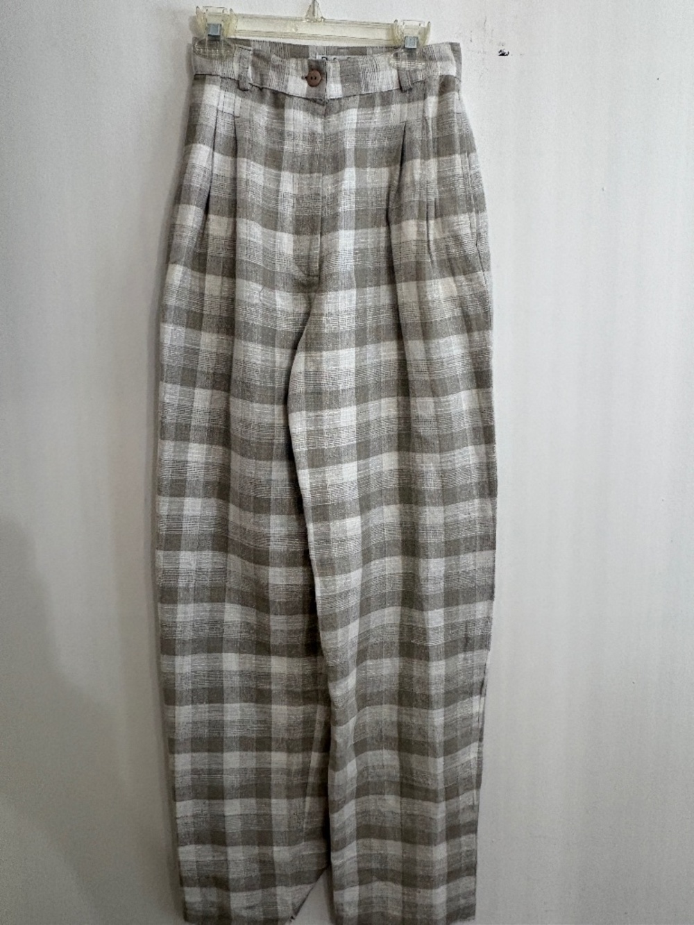 Vintage 1990s RAFAELLA Linen Cotton blend Highwaisted Pants - Size 4 - New